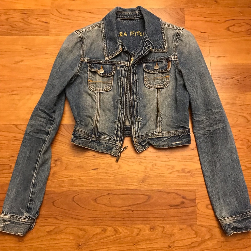 Abercrombie & Fitch Women's Blue Jean Jacket